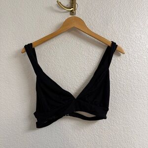 Seafolly Black Bikini Top Size XS